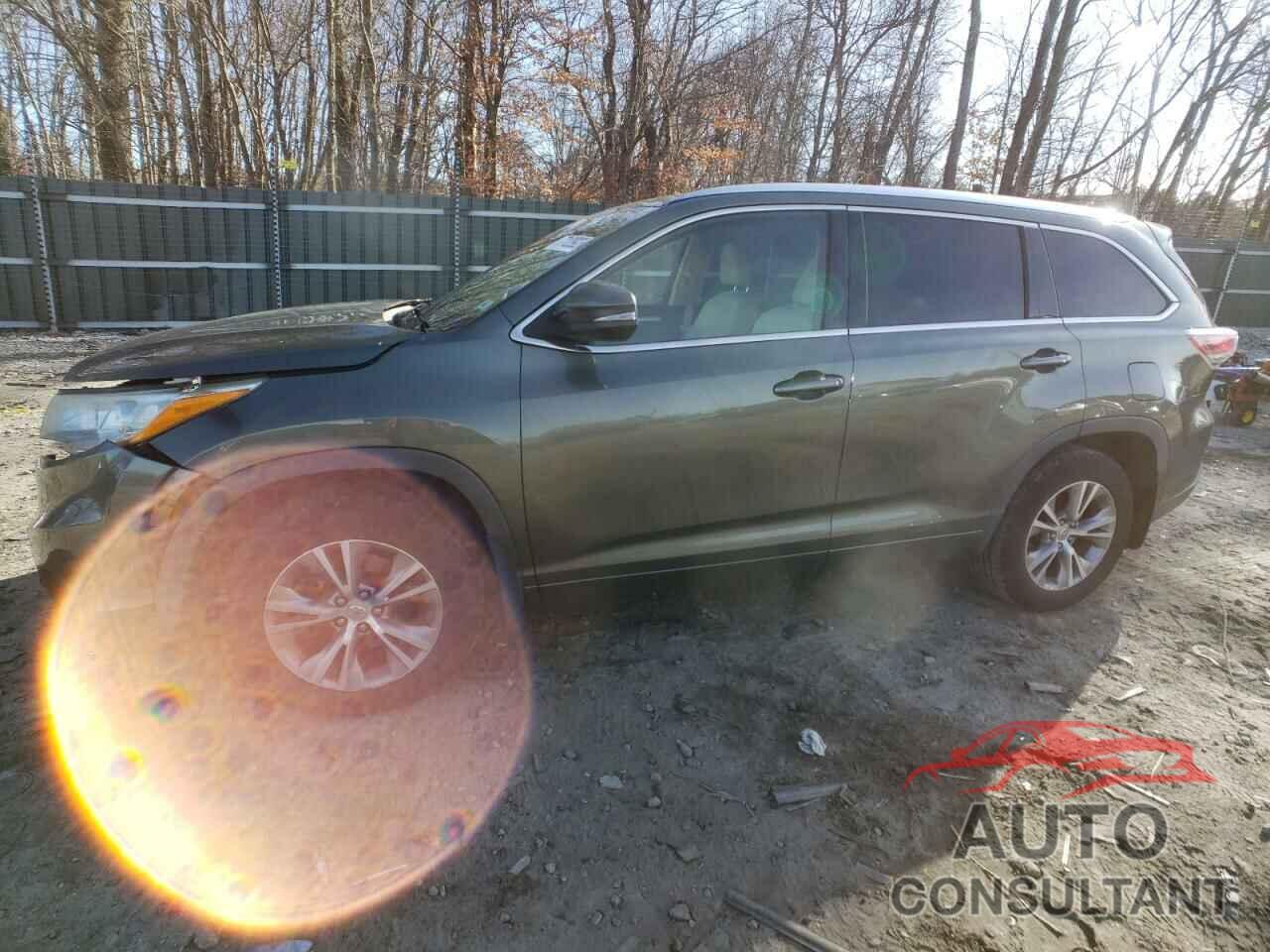 TOYOTA HIGHLANDER 2015 - 5TDJKRFH1FS126163