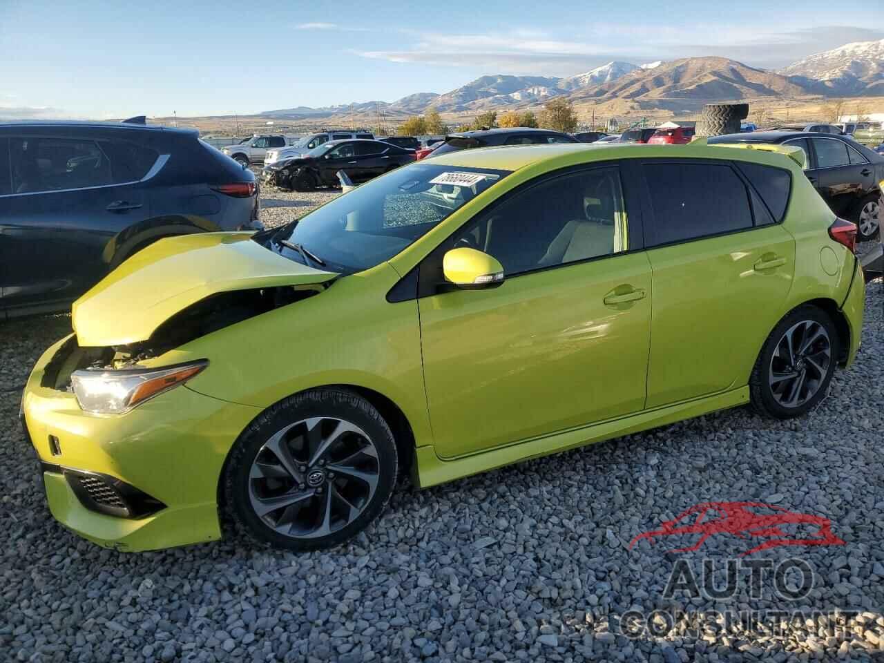 TOYOTA COROLLA 2018 - JTNKARJEXJJ563598