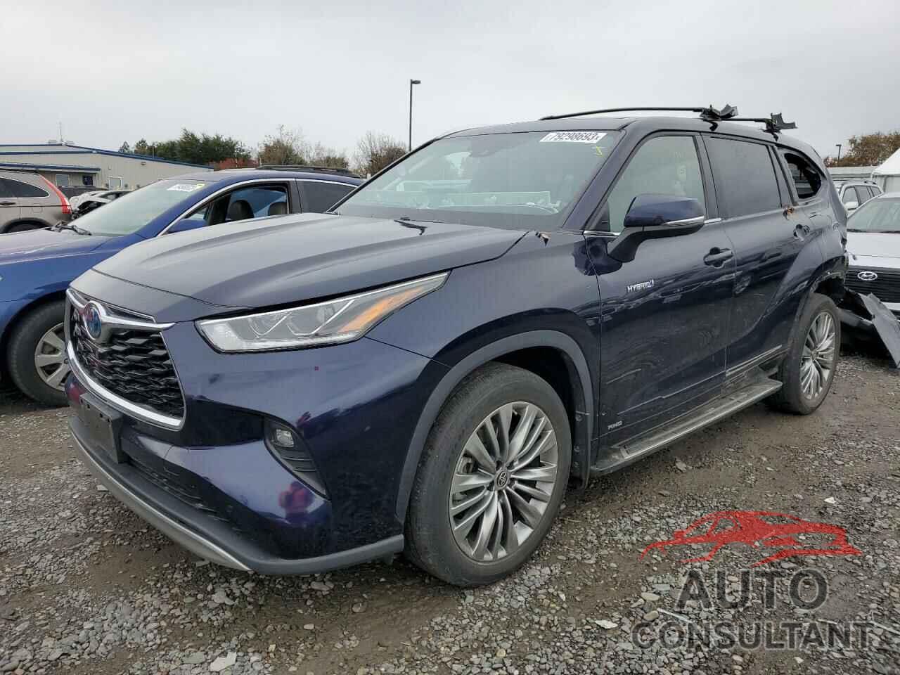 TOYOTA HIGHLANDER 2021 - 5TDEBRCH9MS017601