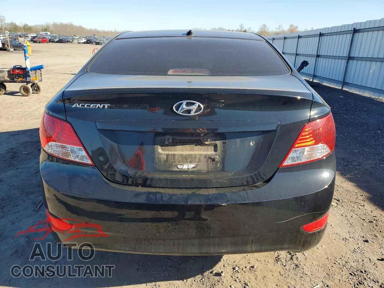 HYUNDAI ACCENT 2012 - KMHCU4AE6CU060392