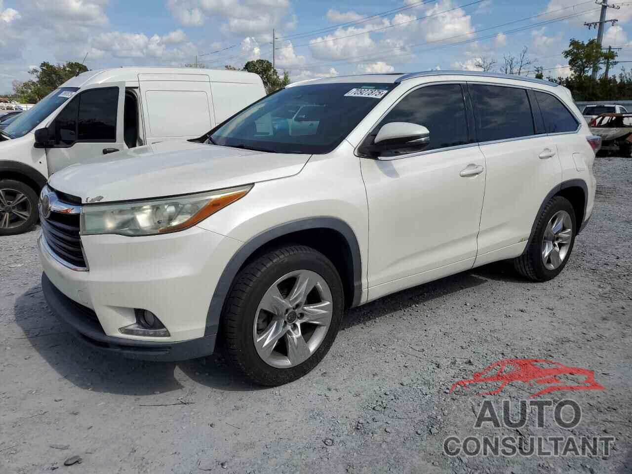 TOYOTA HIGHLANDER 2014 - 5TDYKRFH0ES010644