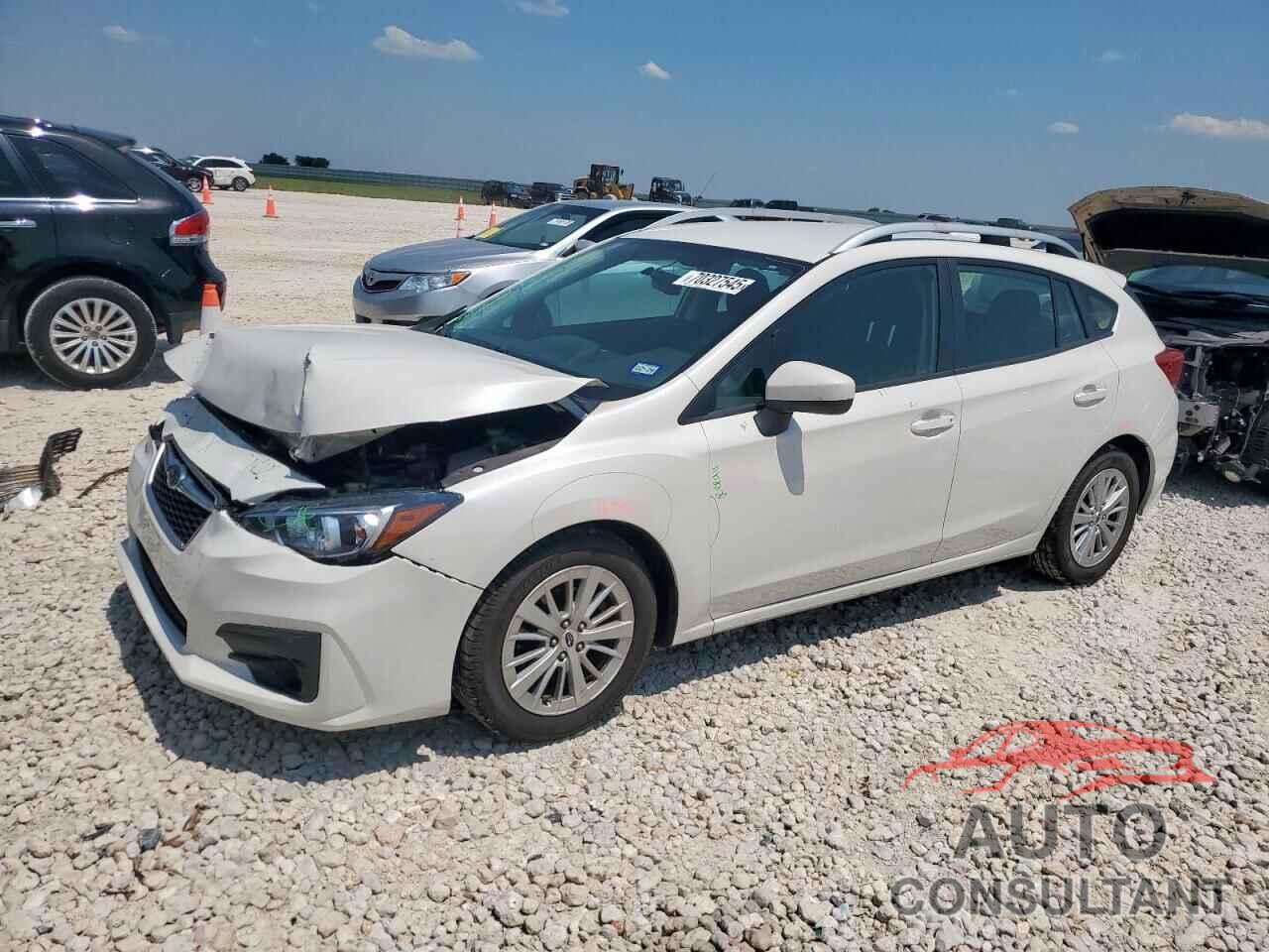 SUBARU IMPREZA 2018 - 4S3GTAB6XJ3728924