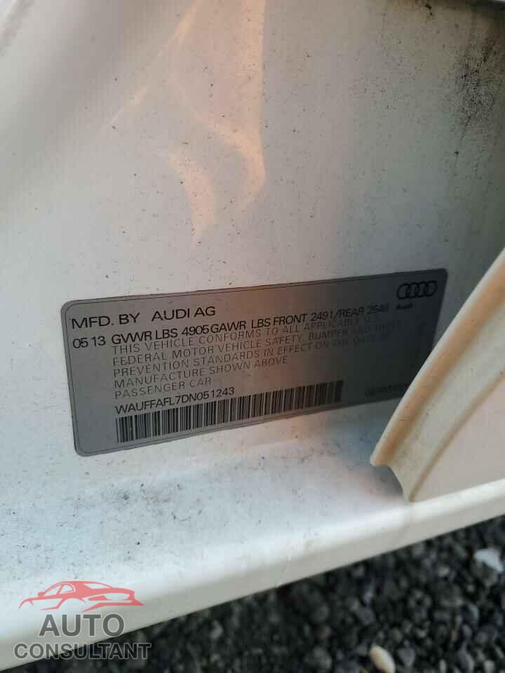 AUDI A4 2013 - WAUFFAFL7DN051243