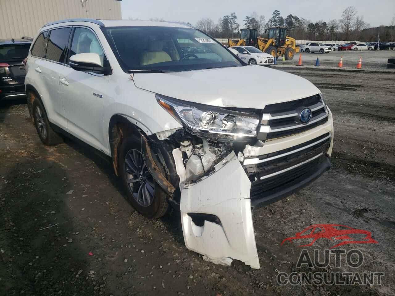 TOYOTA HIGHLANDER 2019 - 5TDJGRFH4KS053706