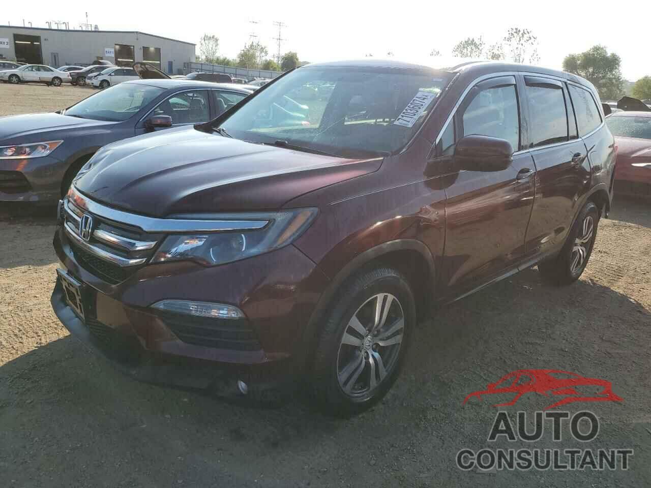 HONDA PILOT 2016 - 5FNYF5H31GB004101