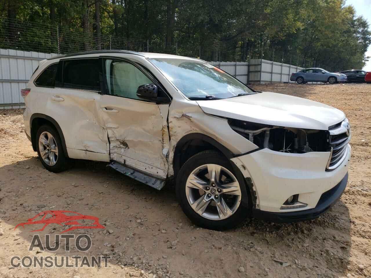 TOYOTA HIGHLANDER 2016 - 5TDDKRFH4GS226563