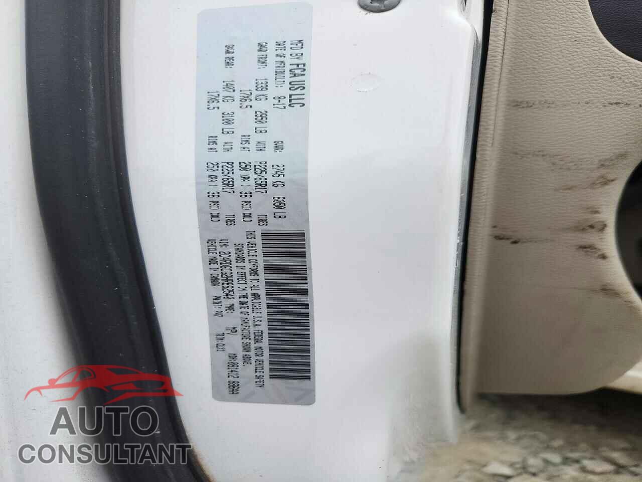 DODGE CARAVAN 2017 - 2C4RDGCG2HR862540