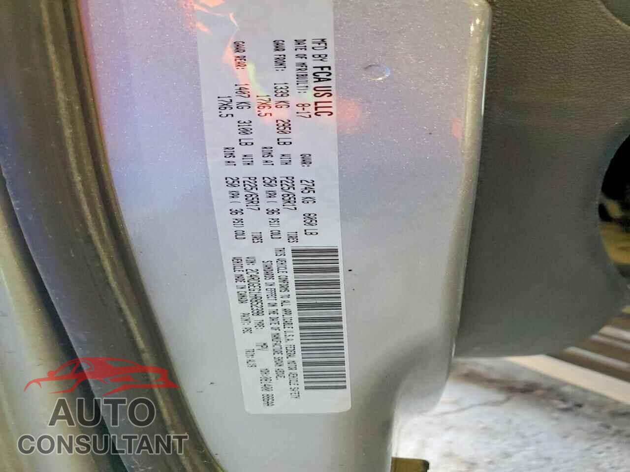 DODGE CARAVAN 2017 - 2C4RDGEG1HR852398