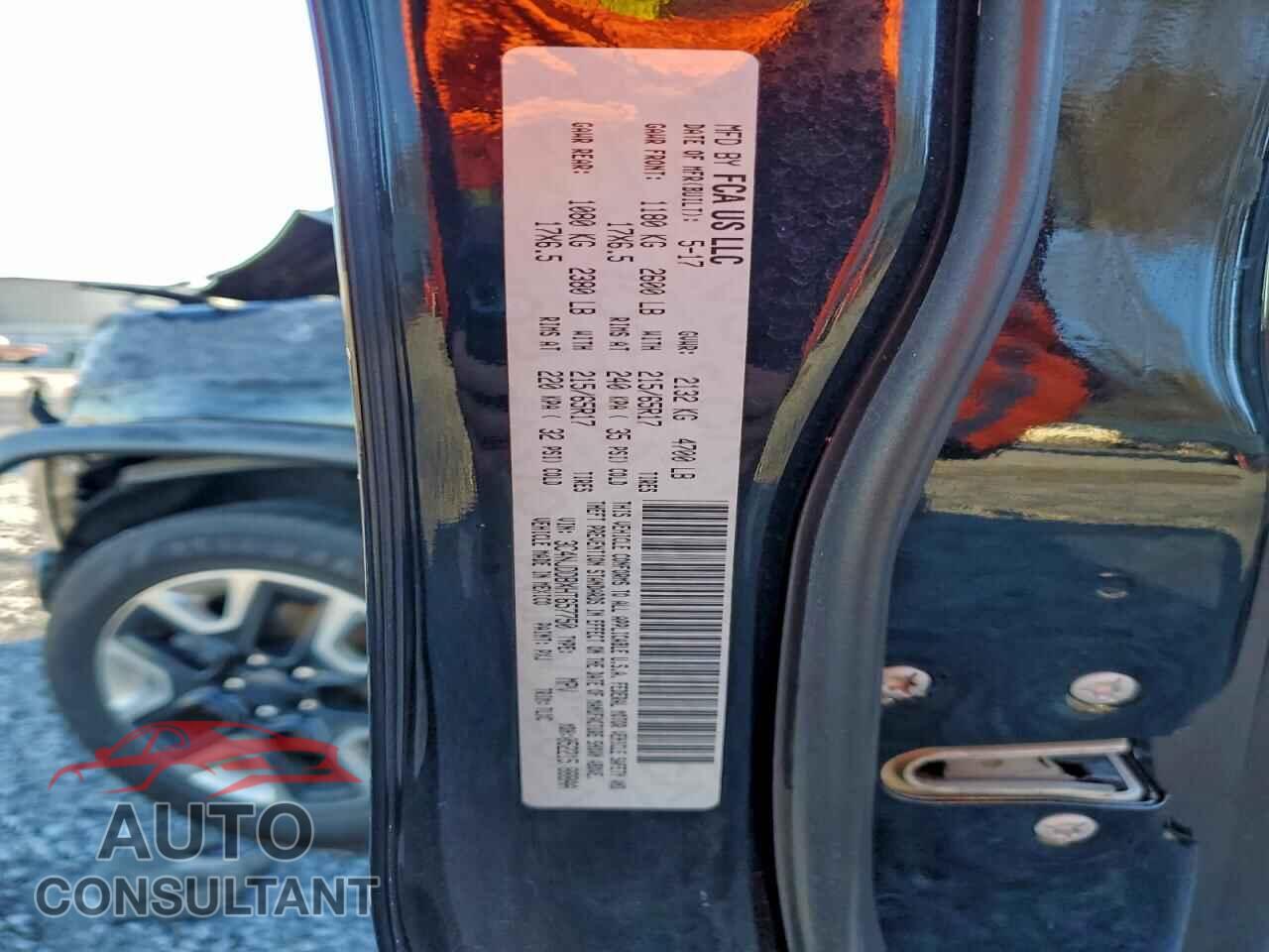 JEEP COMPASS 2017 - 3C4NJDDBXHT657750