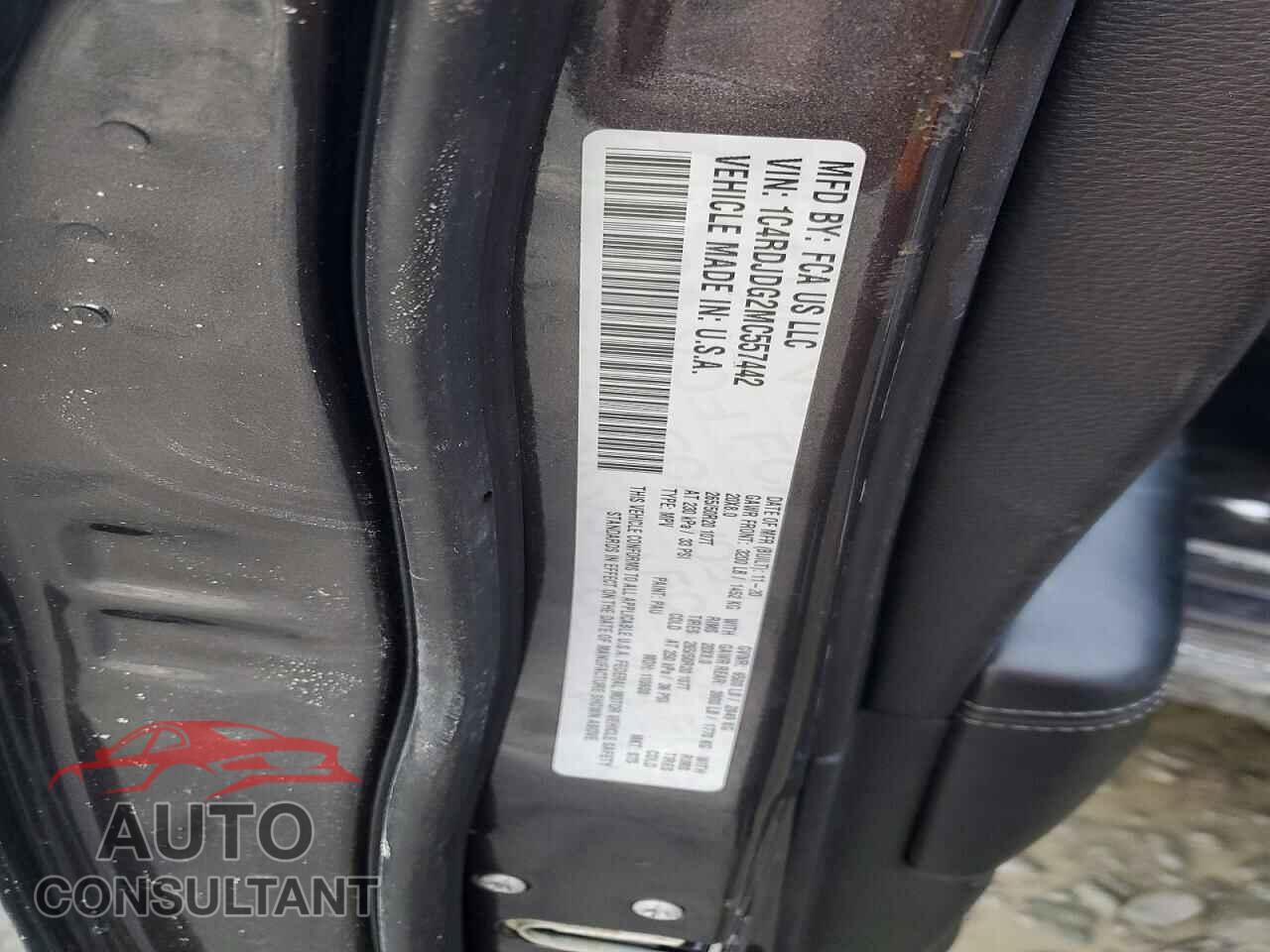 DODGE DURANGO 2021 - 1C4RDJDG2MC557442