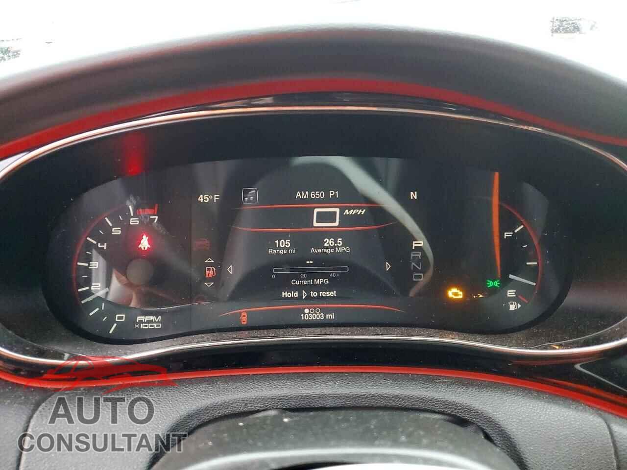 DODGE DART 2015 - 1C3CDFEB4FD141643