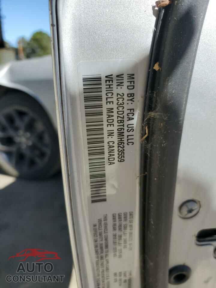 DODGE CHALLENGER 2021 - 2C3CDZBT6MH623559