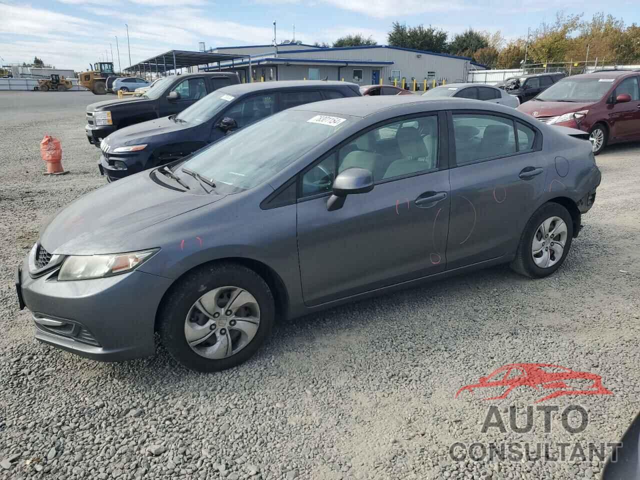 HONDA CIVIC 2013 - 19XFB2F57DE288275