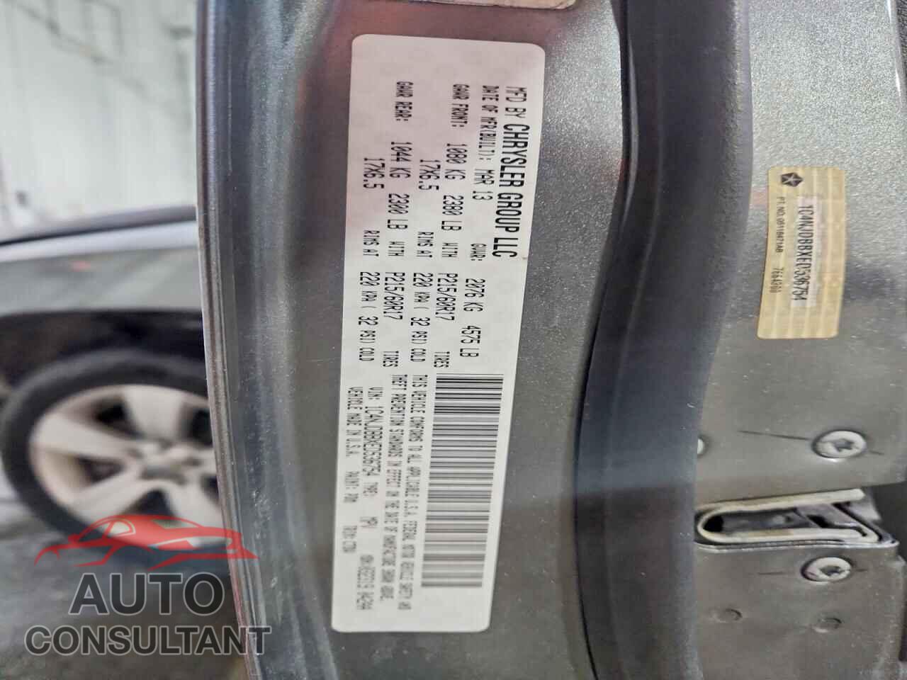 JEEP COMPASS 2014 - 1C4NJDBBXED536754