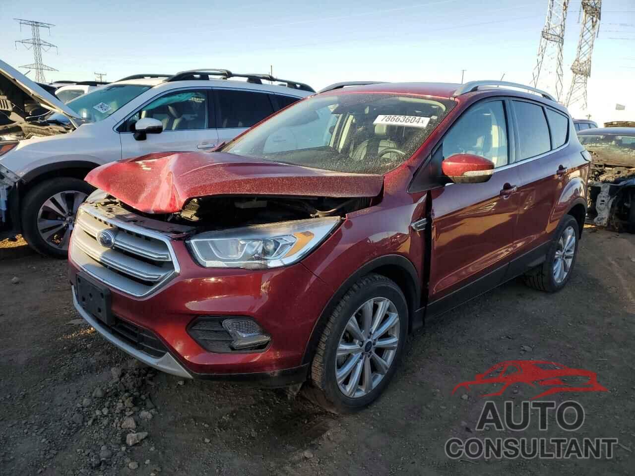 FORD ESCAPE 2017 - 1FMCU9JD5HUD36198