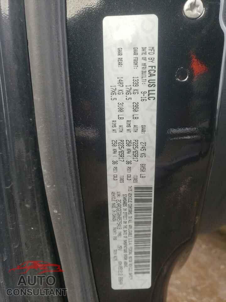 DODGE CARAVAN 2017 - 2C4RDGEG0HR575419