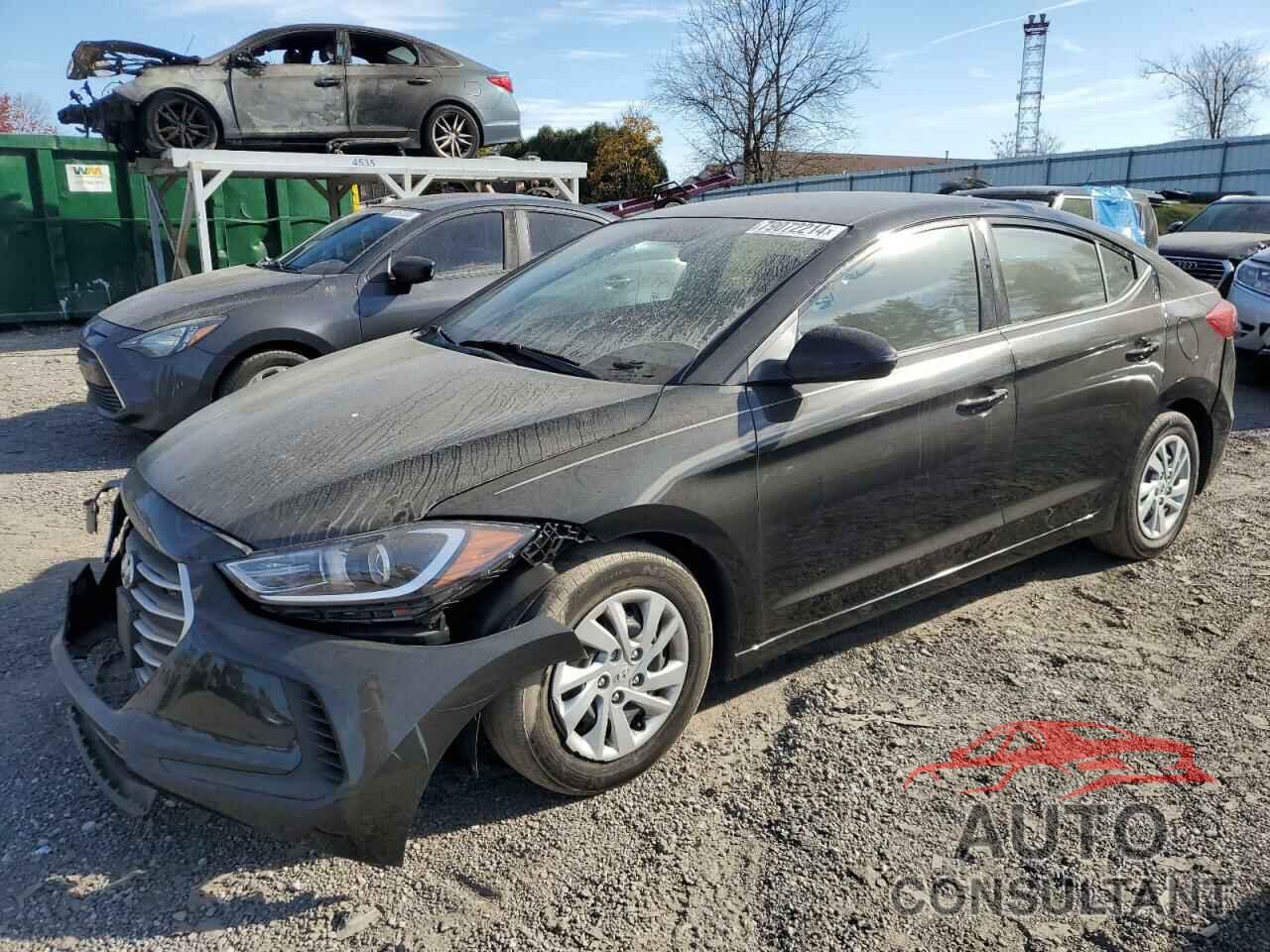HYUNDAI ELANTRA 2018 - 5NPD74LF9JH391545