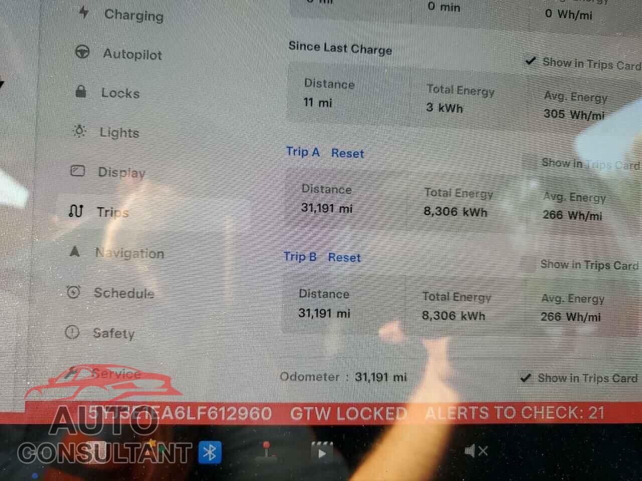 TESLA MODEL 3 2020 - 5YJ3E1EA6LF612960