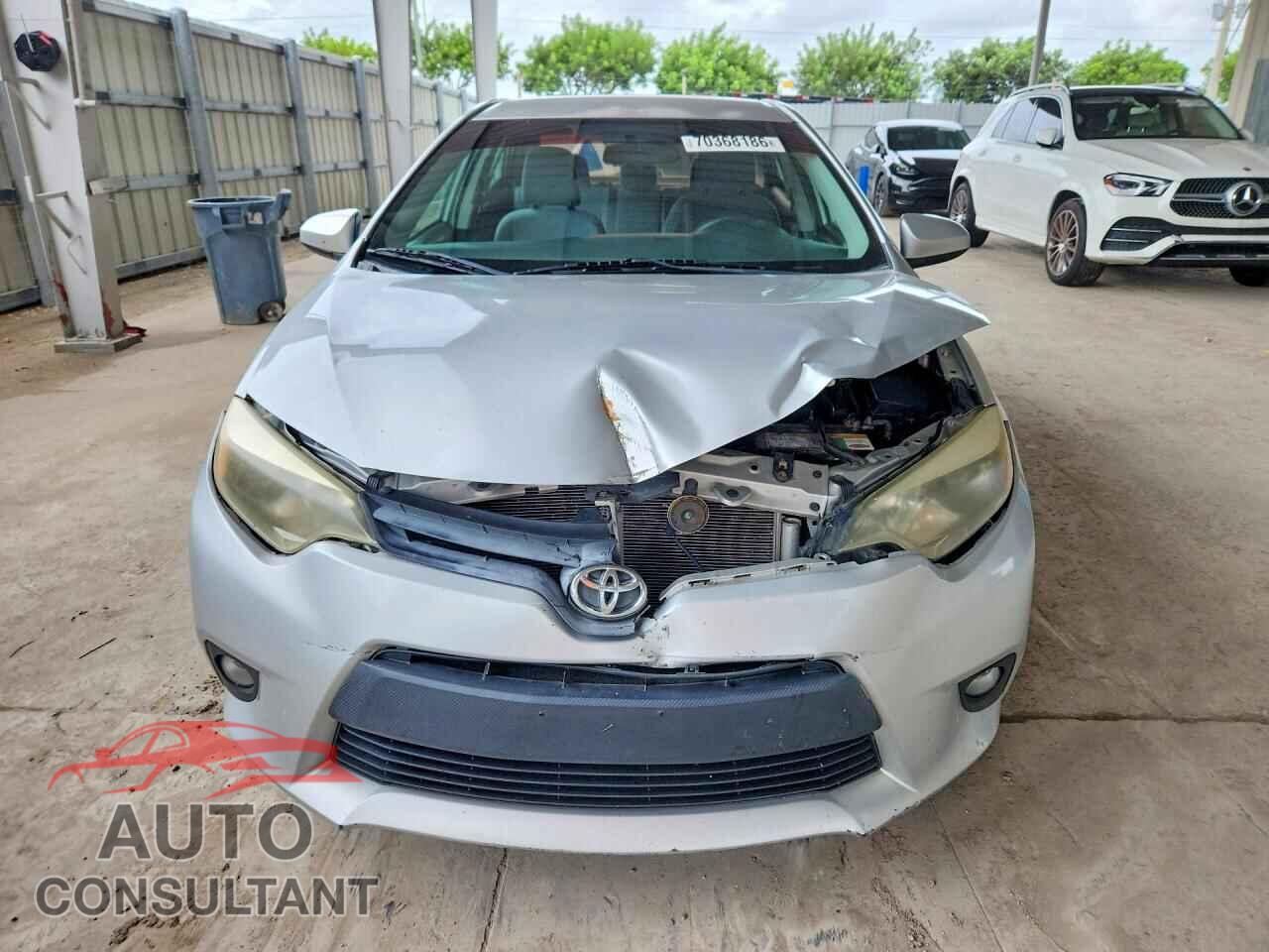 TOYOTA COROLLA 2014 - 5YFBURHE8EP160884