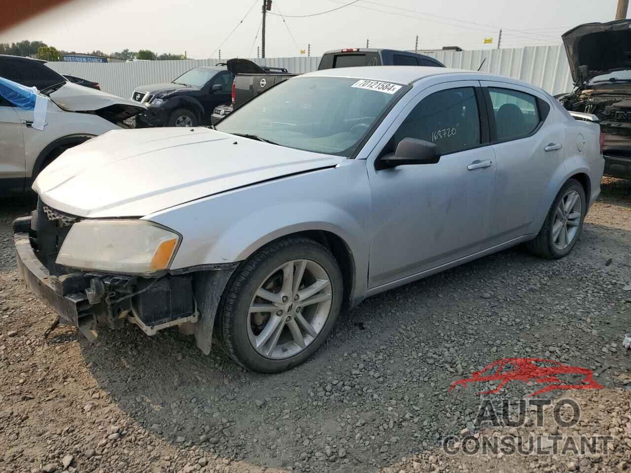 DODGE AVENGER 2012 - 1C3CDZAG3CN314397