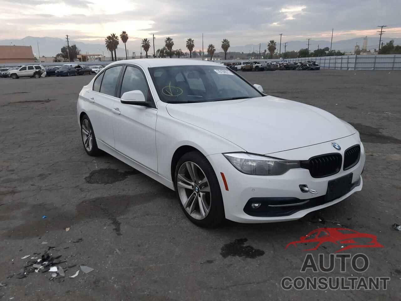 BMW 3 SERIES 2017 - WBA8B9G34HNU56080