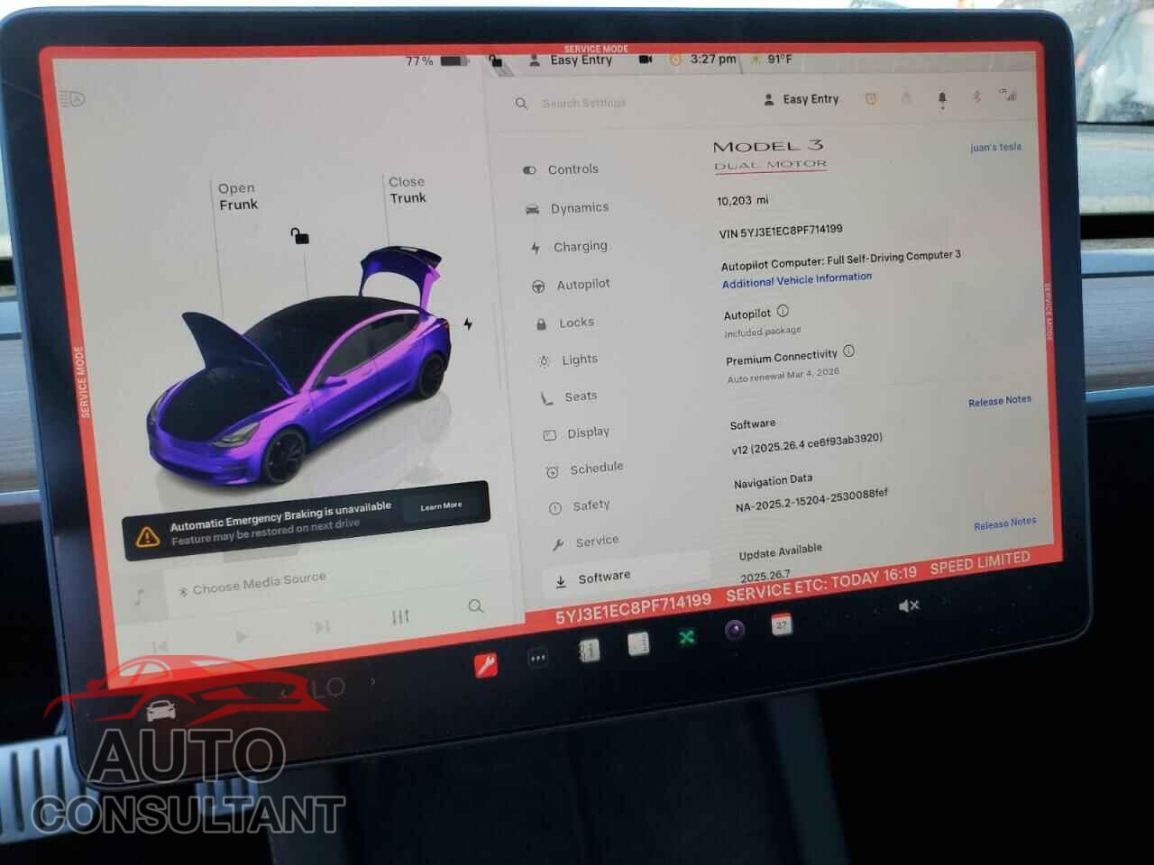 TESLA MODEL 3 2023 - 5YJ3E1EC8PF714199