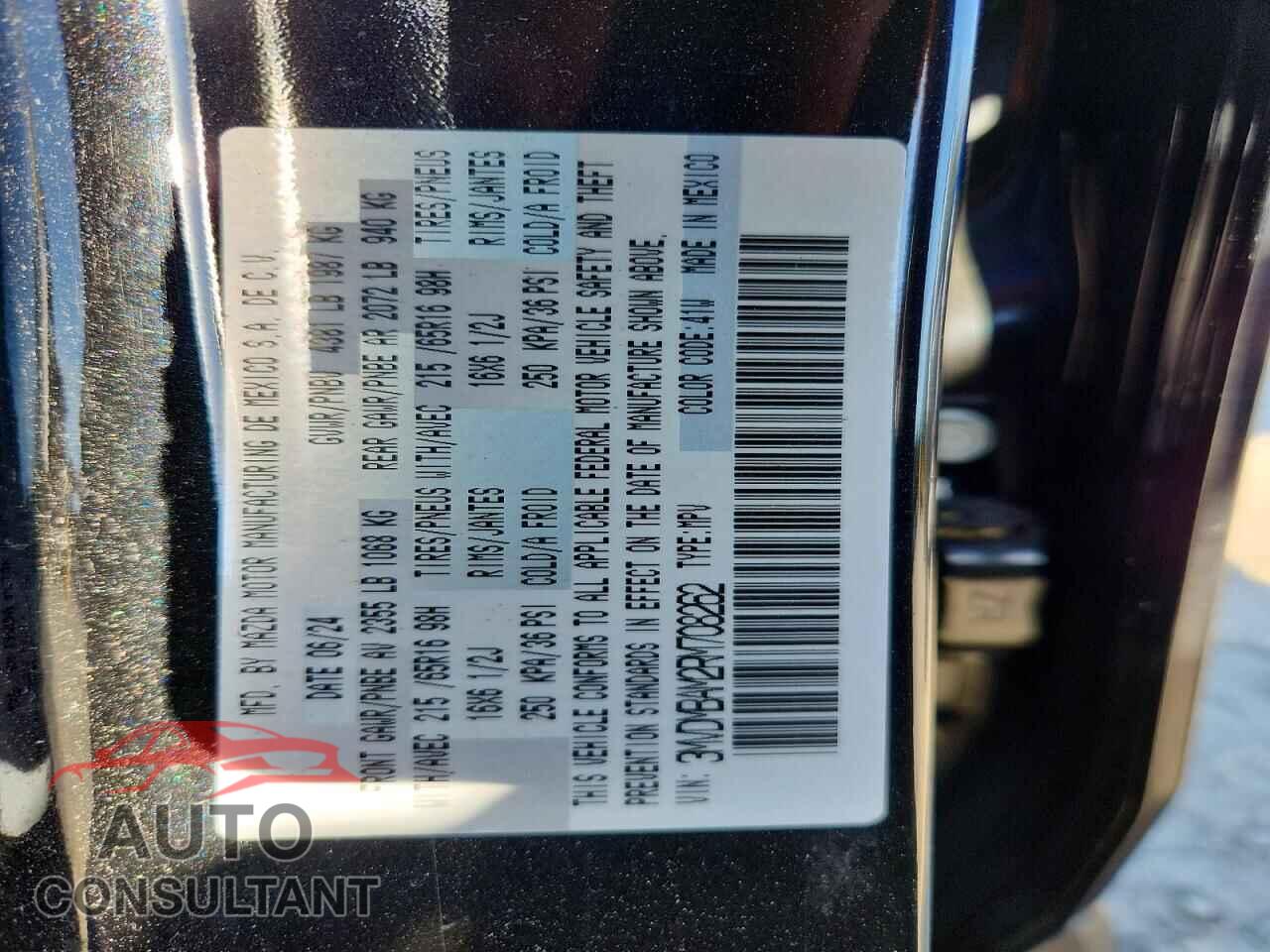 MAZDA CX30 2024 - 3MVDMBAM2RM708262
