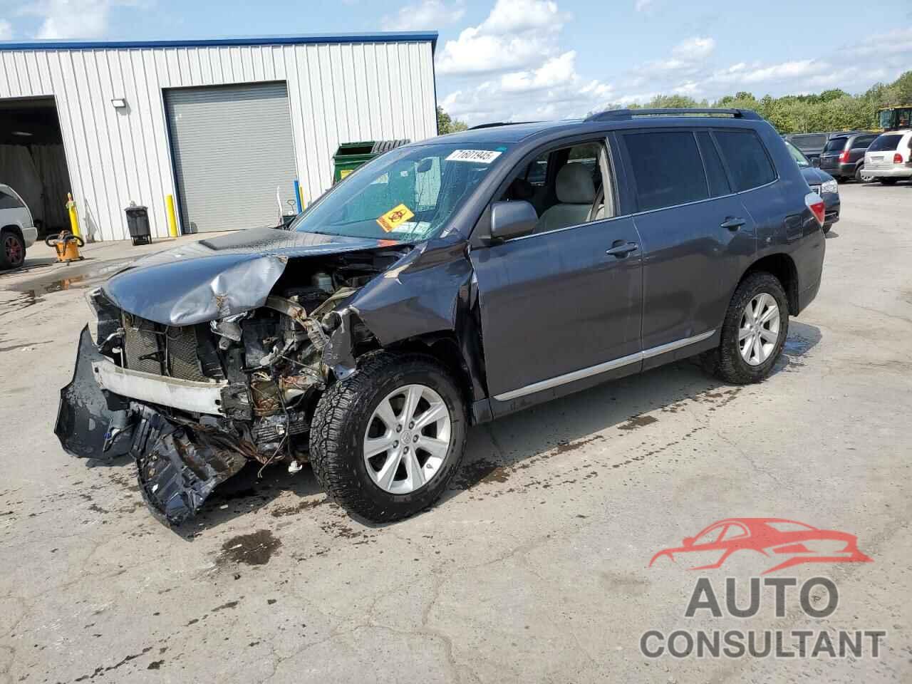 TOYOTA HIGHLANDER 2012 - 5TDBK3EH6CS174482
