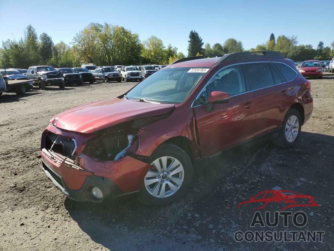 SUBARU OUTBACK 2018 - 4S4BSAFC8J3357755
