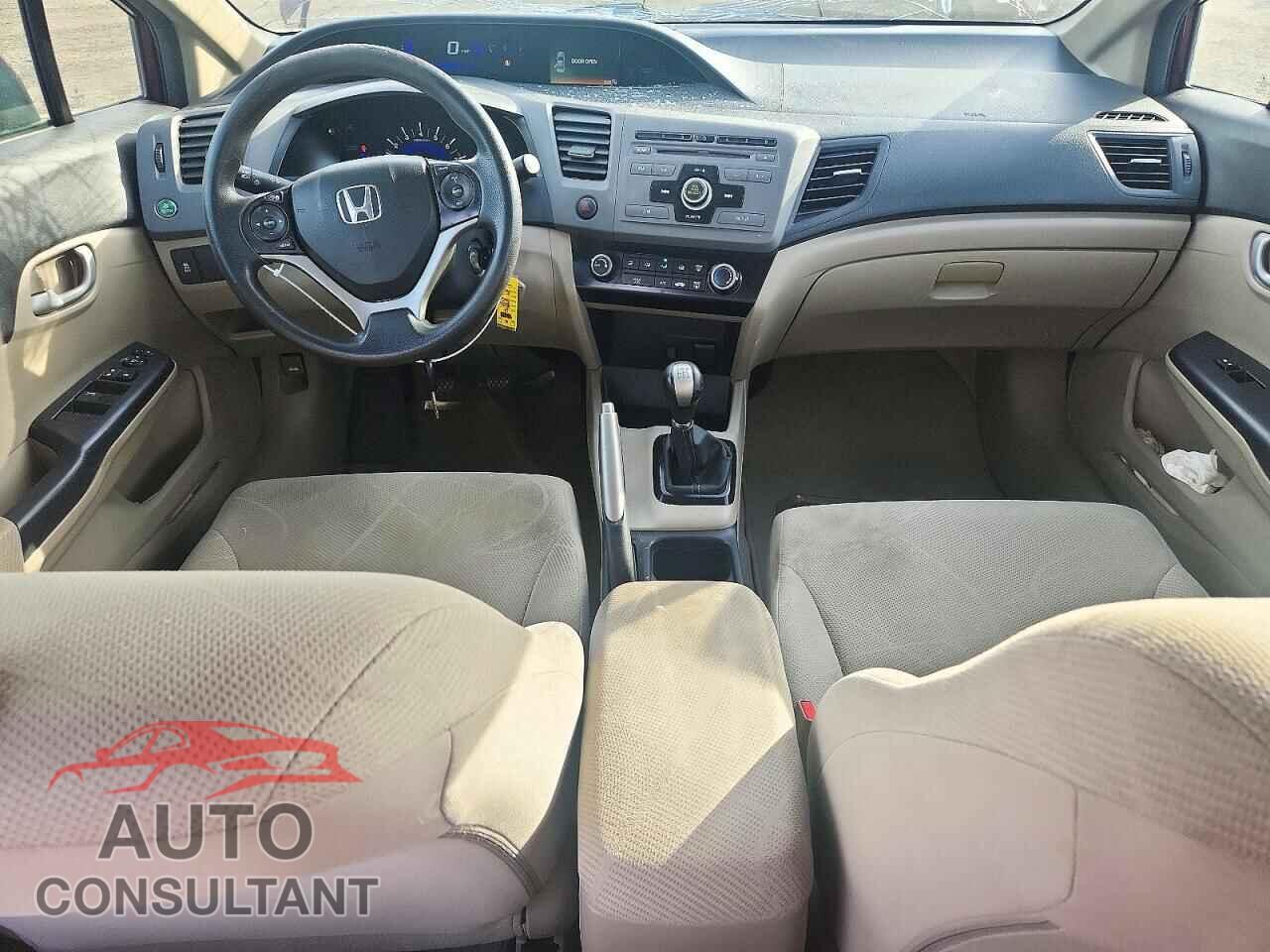 HONDA CIVIC 2012 - 19XFB2E58CE058972