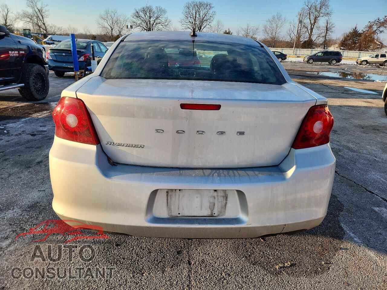 DODGE AVENGER 2012 - 1C3CDZCB7CN161864