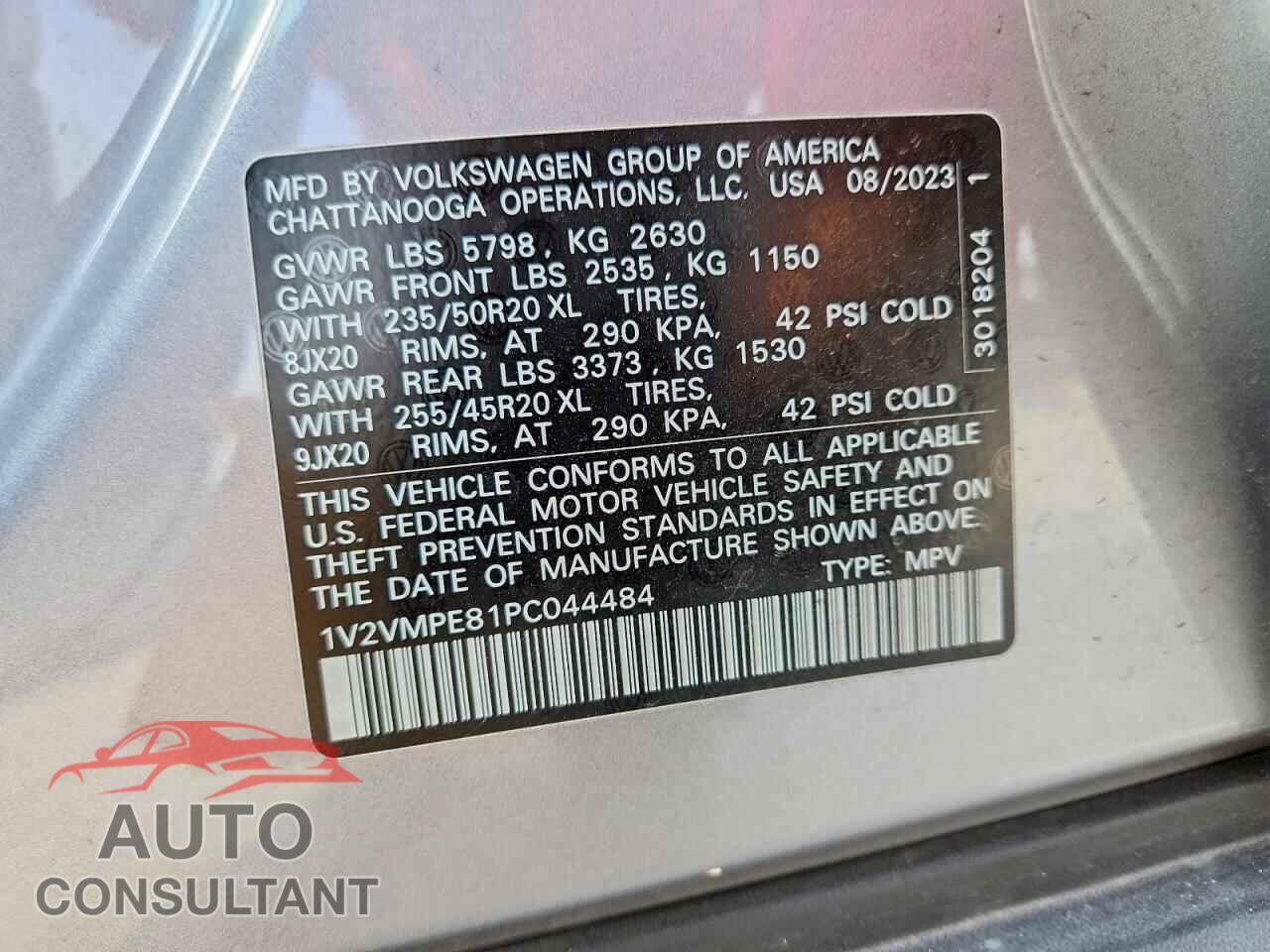 VOLKSWAGEN ID.4 PRO S 2023 - 1V2VMPE81PC044484