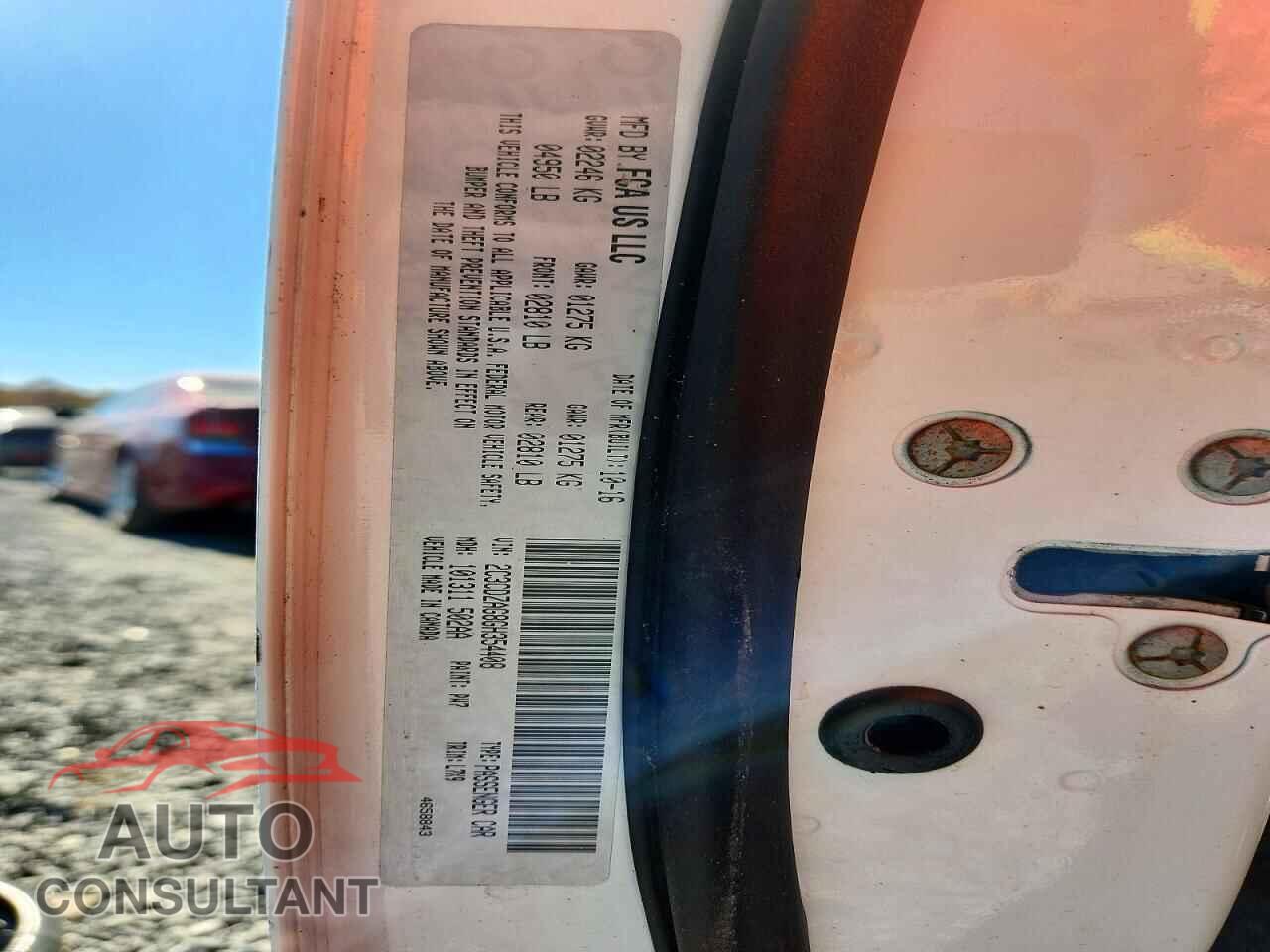 DODGE CHALLENGER 2016 - 2C3CDZAG8GH354408