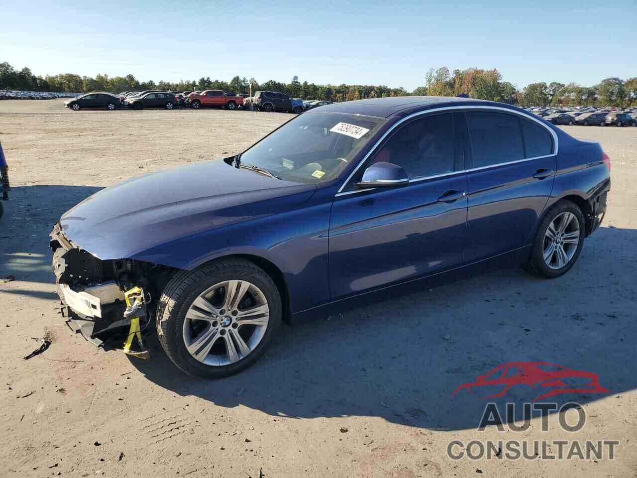 BMW 3 SERIES 2017 - WBA8B9G57HNU50484