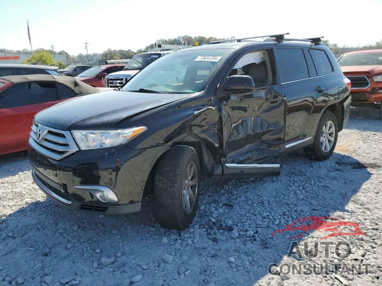 TOYOTA HIGHLANDER 2012 - 5TDZK3EH2CS062440