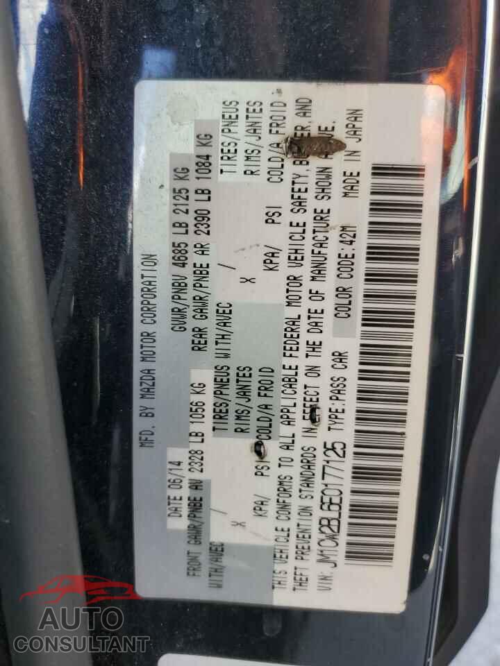 MAZDA 5 2014 - JM1CW2BL6E0177125
