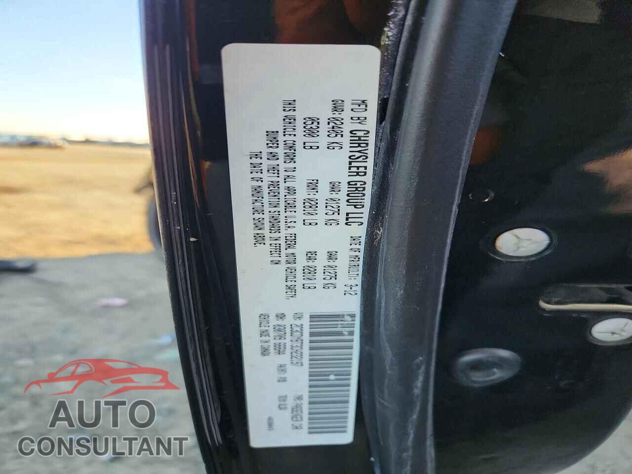 DODGE CHALLENGER 2012 - 2C3CDYBT3CH232197