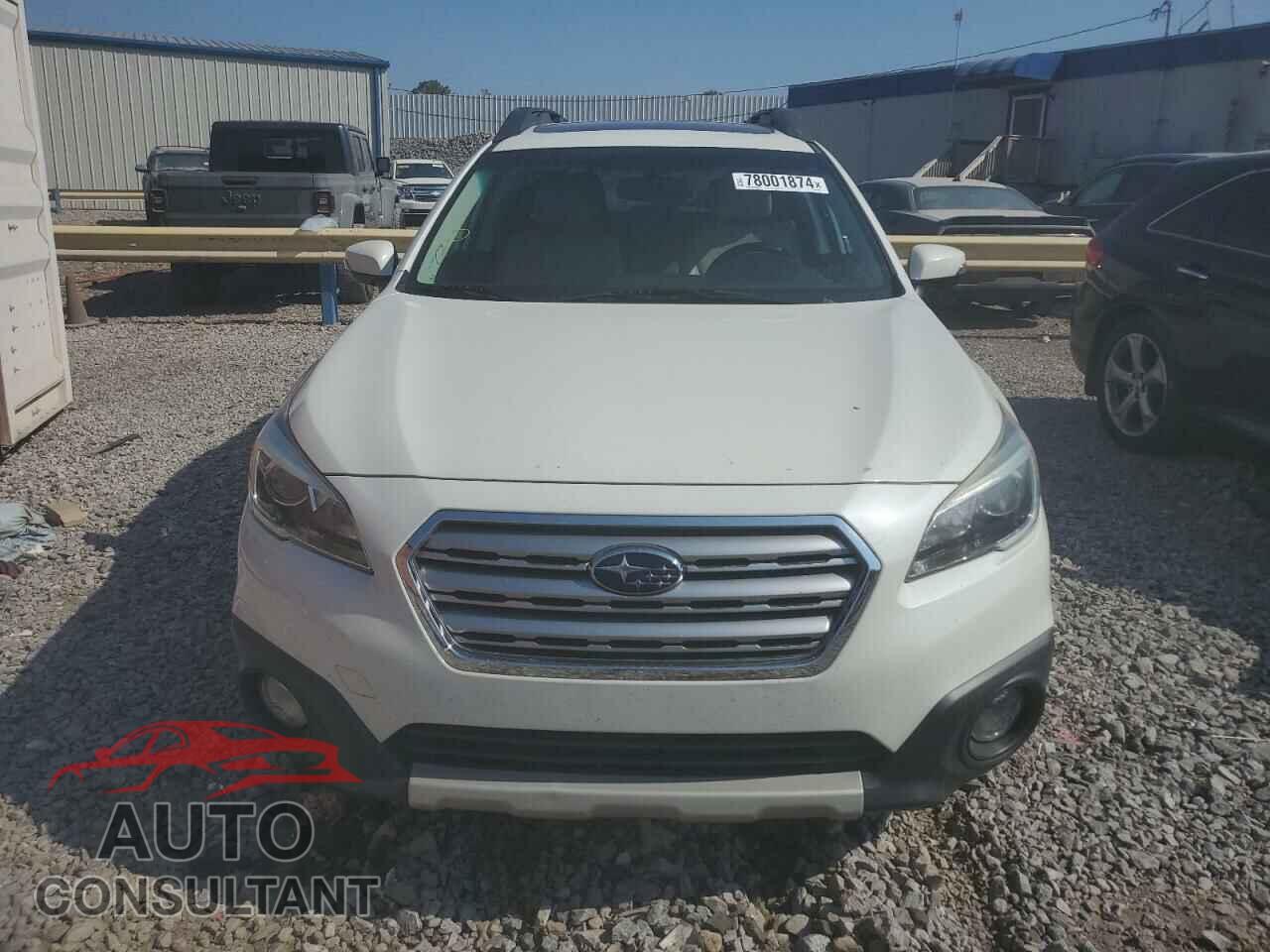 SUBARU OUTBACK 2016 - 4S4BSBLC7G3250814