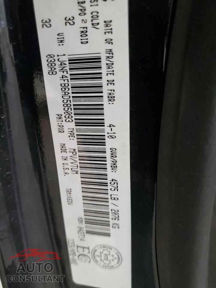 JEEP COMPASS 2010 - 1J4NF4FB6AD585093