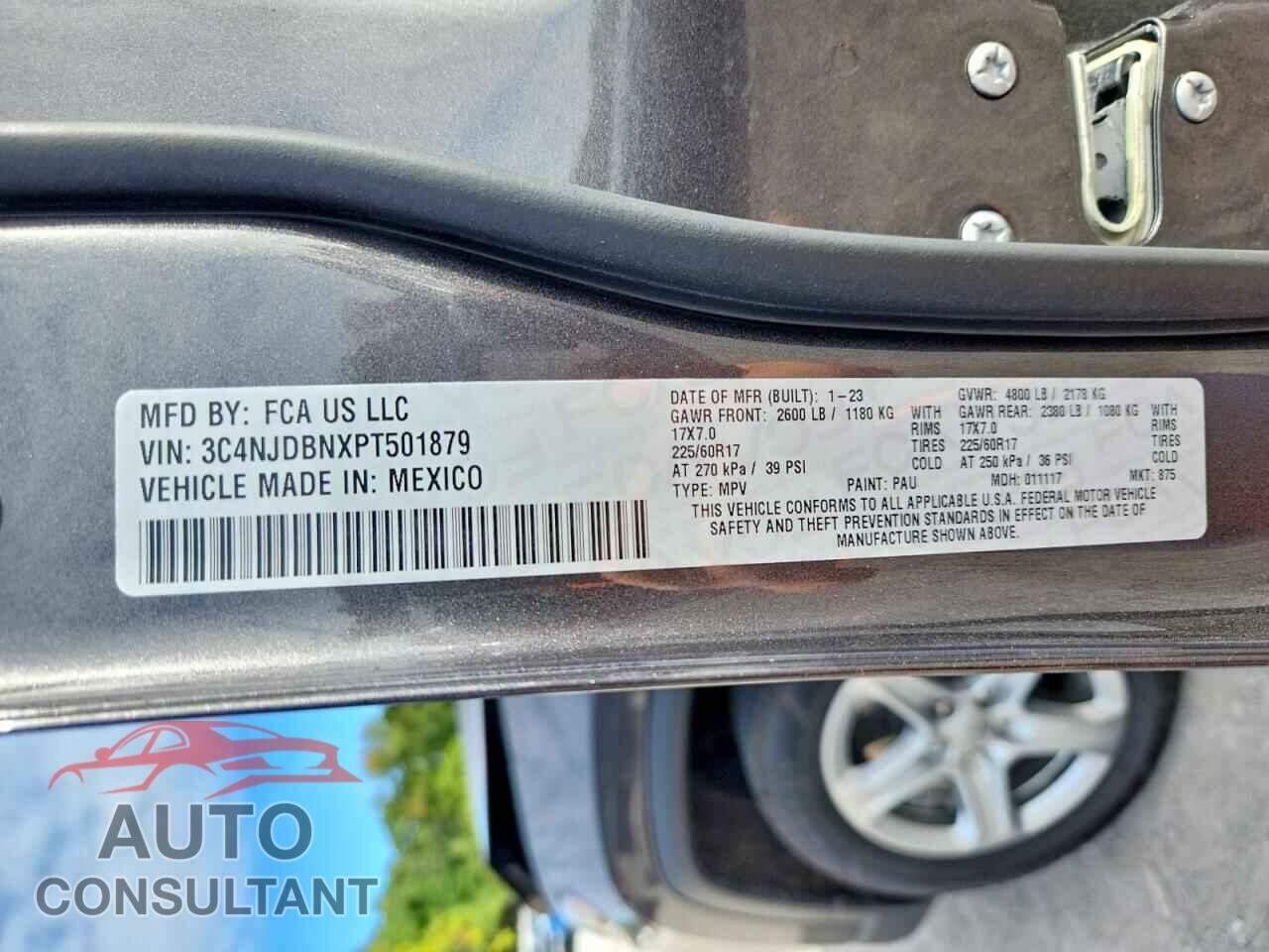 JEEP COMPASS 2023 - 3C4NJDBNXPT501879