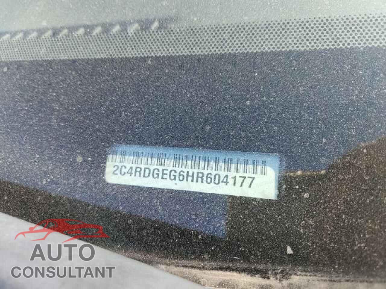 DODGE CARAVAN 2017 - 2C4RDGEG6HR604177
