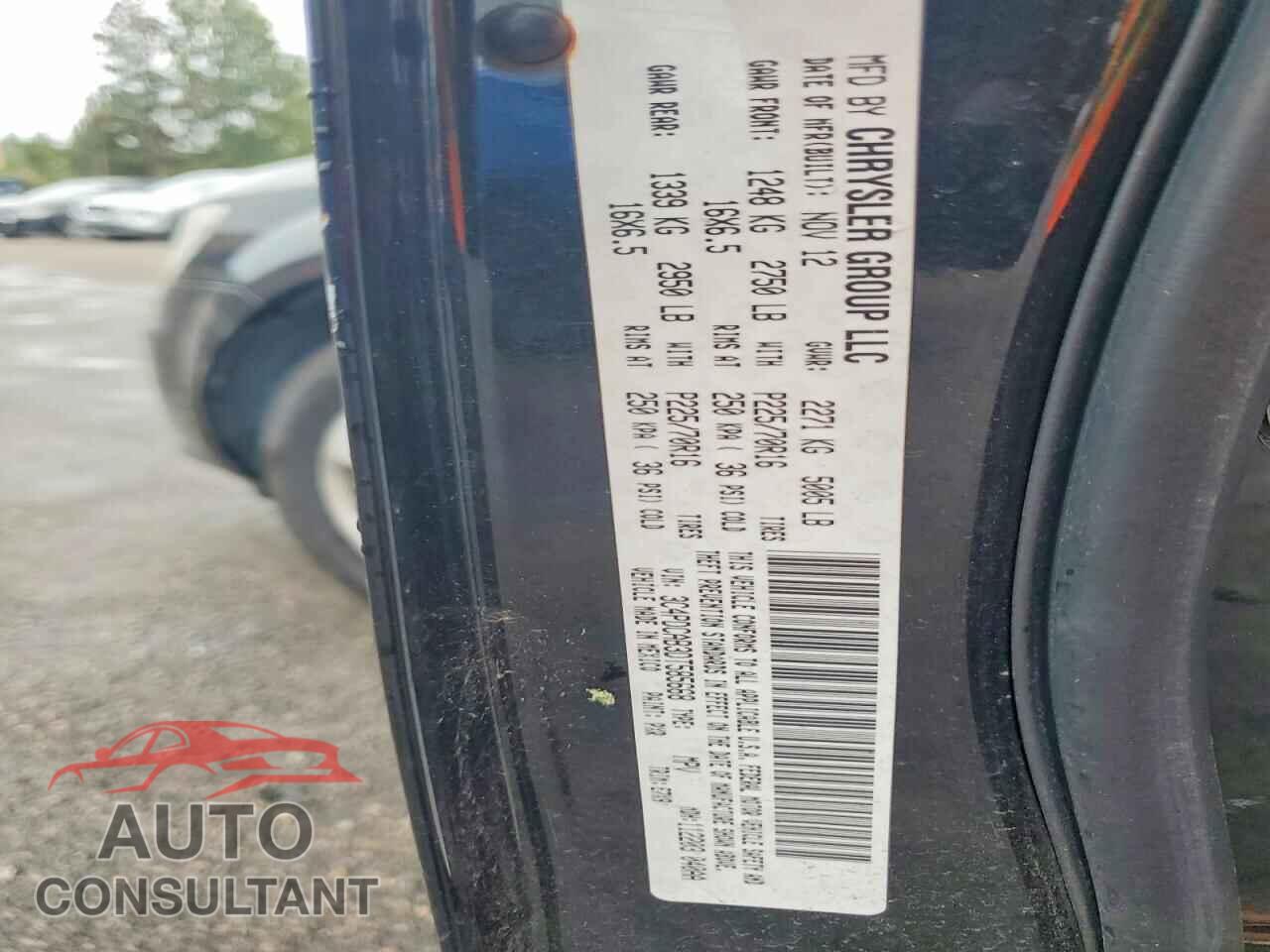 DODGE JOURNEY 2013 - 3C4PDCAB3DT585668