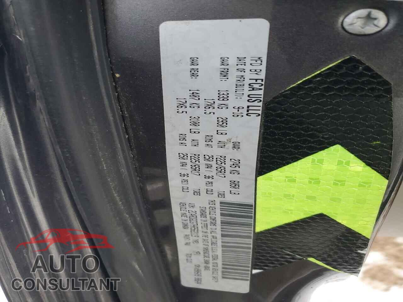 DODGE CARAVAN 2017 - 2C4RDGCG7HR562119