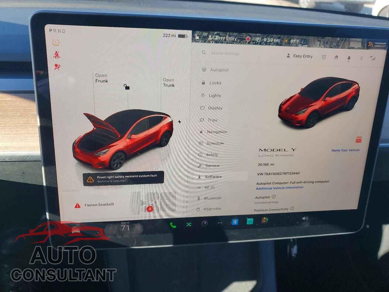 TESLA MODEL Y 2024 - 7SAYGDED7RF133440