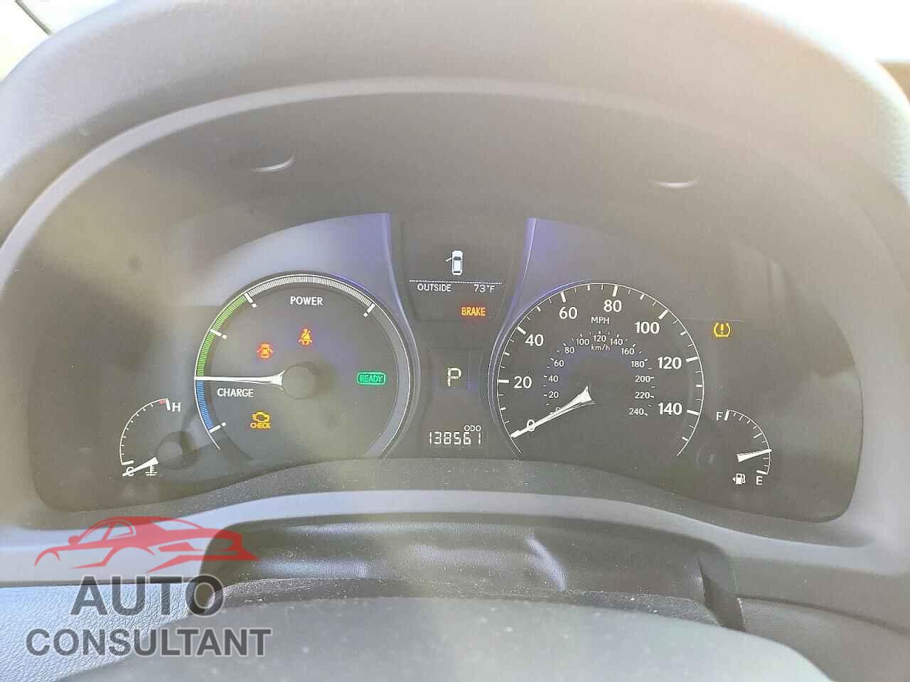 LEXUS RX450 2012 - JTJBC1BA2C2425883