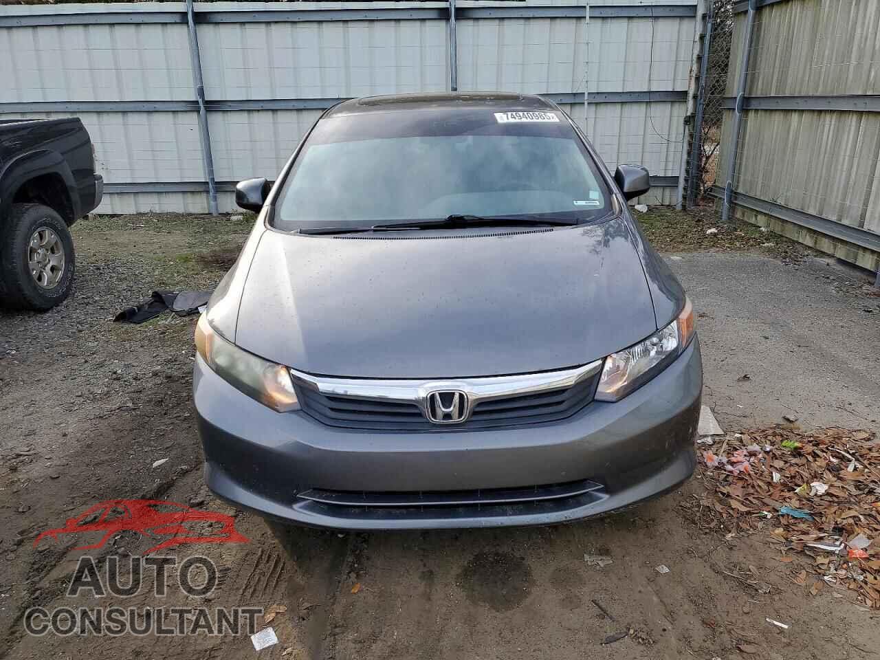 HONDA CIVIC 2012 - 19XFB2F89CE009465