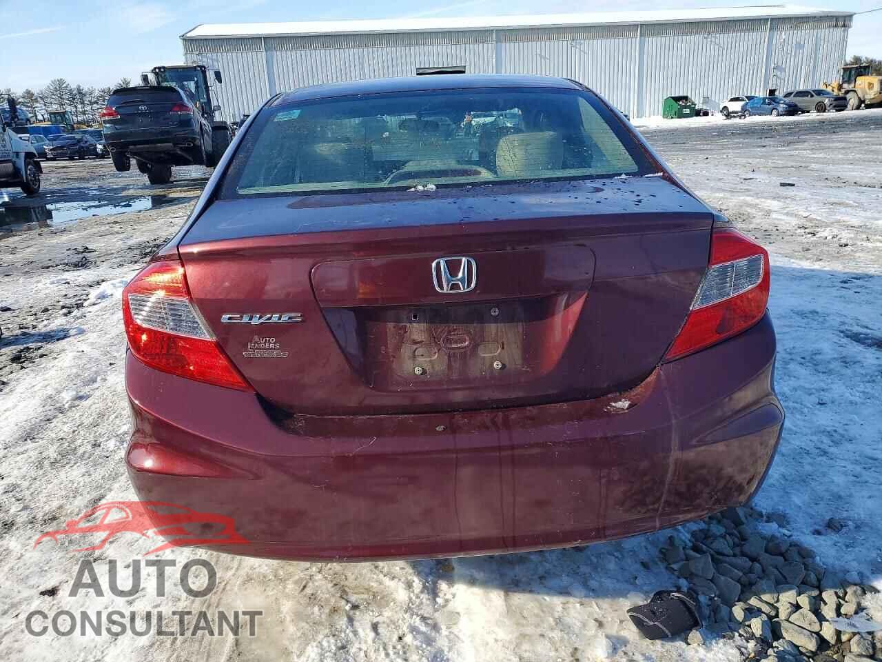 HONDA CIVIC 2012 - 19XFB2F55CE378202