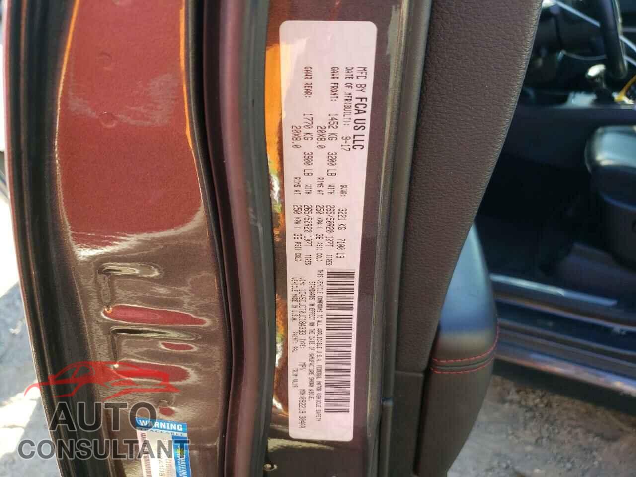 DODGE DURANGO 2018 - 1C4SDJCT0JC184333
