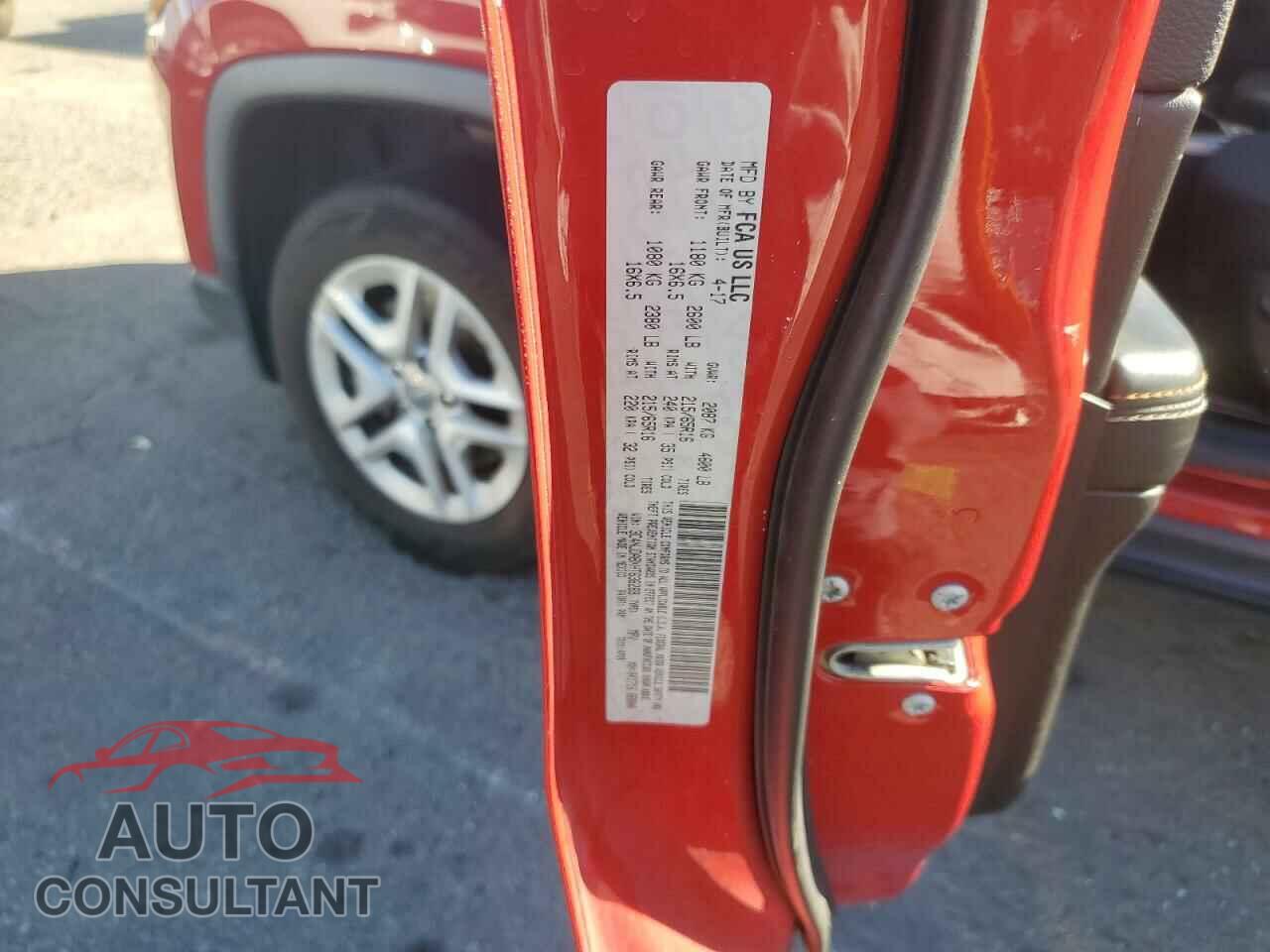 JEEP COMPASS 2017 - 3C4NJDABXHT636269