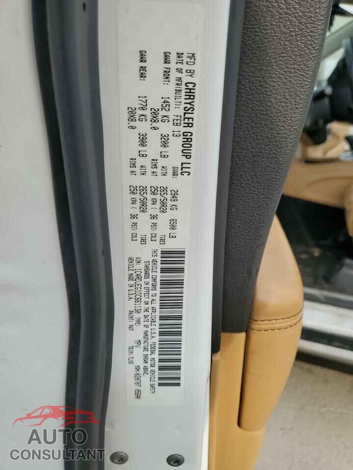 DODGE DURANGO 2013 - 1C4RDJEG1DC661130